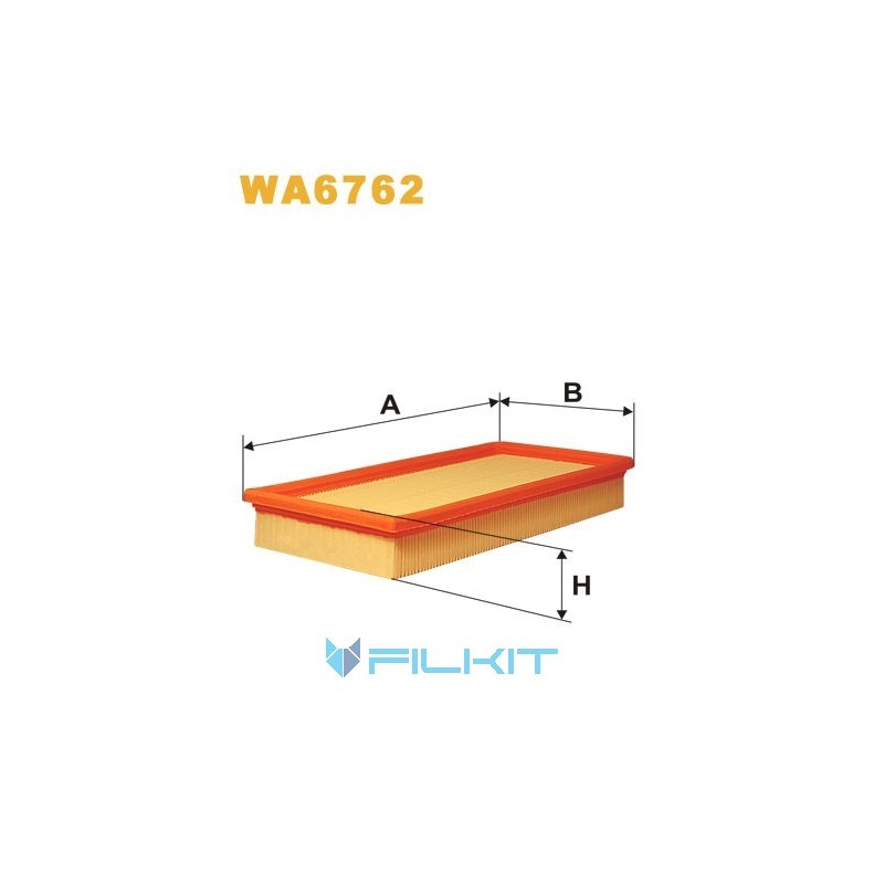 Фільтр повітряний WA6762 [WIX]