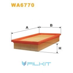 Фільтр повітряний WA6770 [WIX]