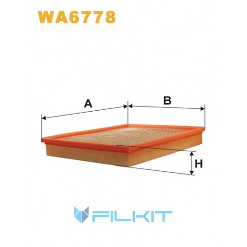 Фільтр повітряний WA6778 [WIX]