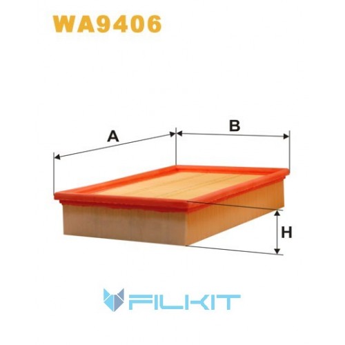 Фильтр воздушный WA9406 [WIX]