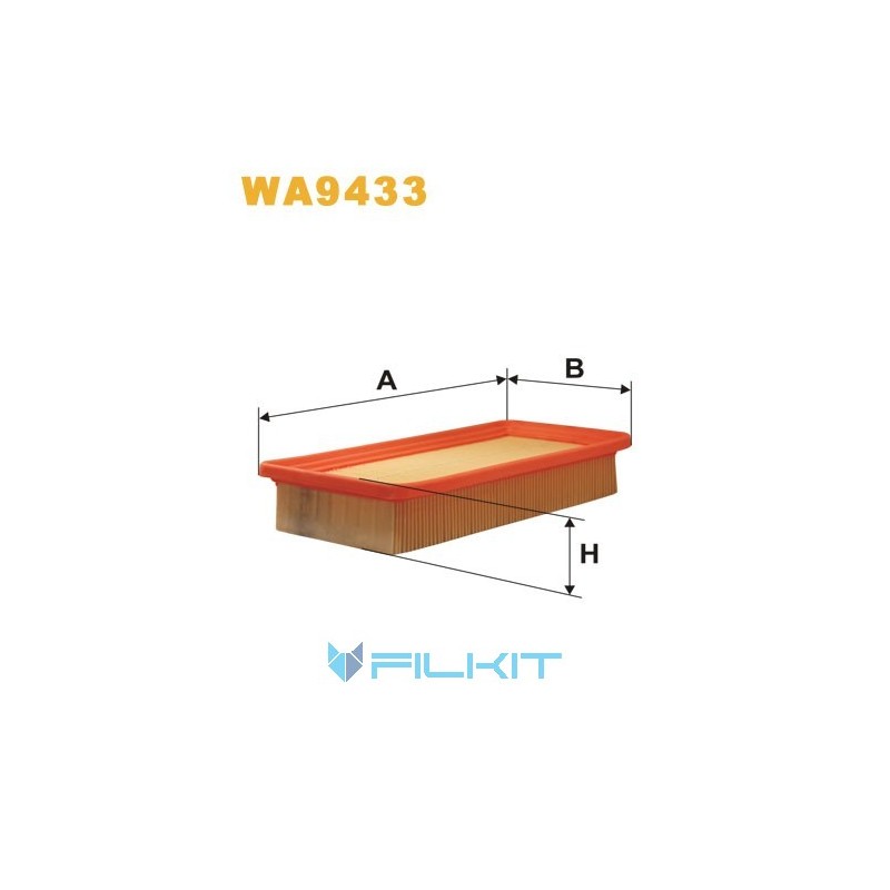 Фільтр повітряний WA9433 [WIX]