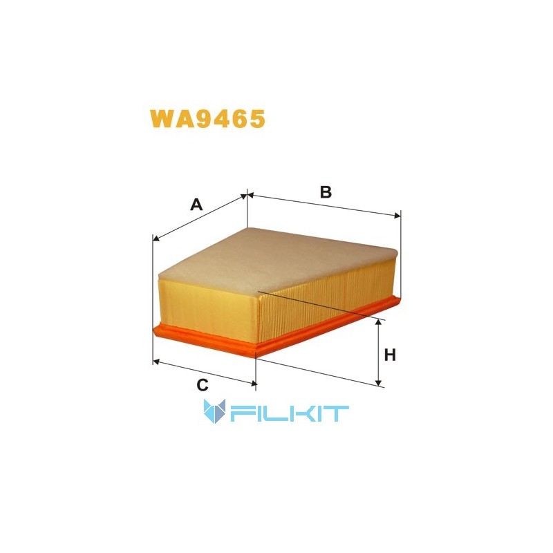 Фільтр повітряний WA9465 [WIX]