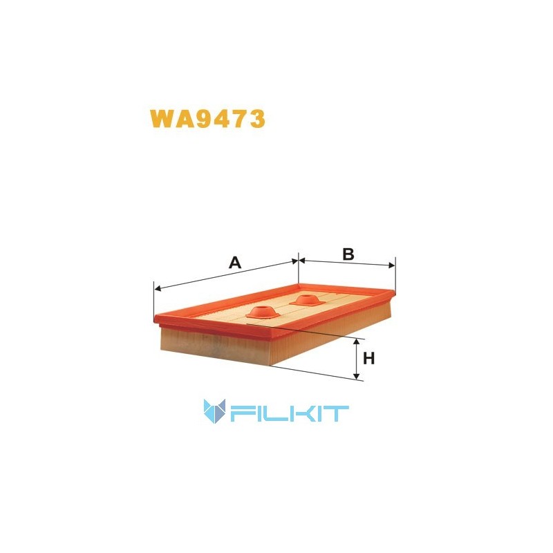 Фільтр повітряний WA9473 [WIX]