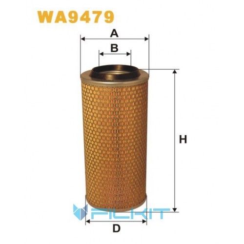 Фільтр повітряний WA9479 [WIX]