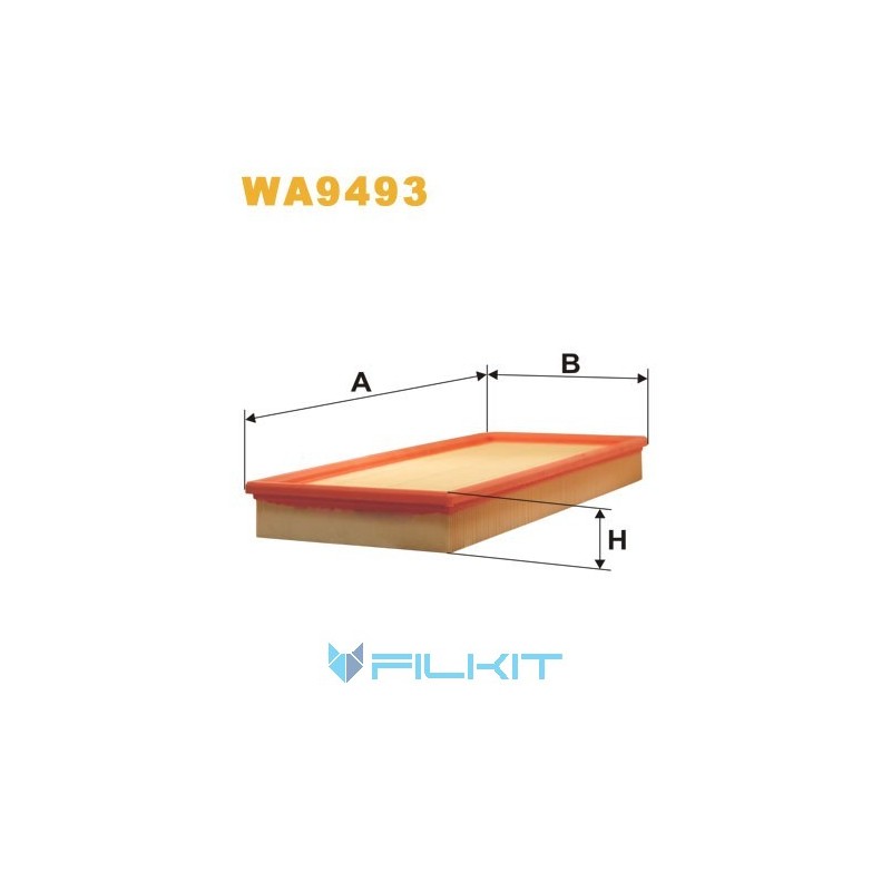 Фільтр повітряний WA9493 [WIX]