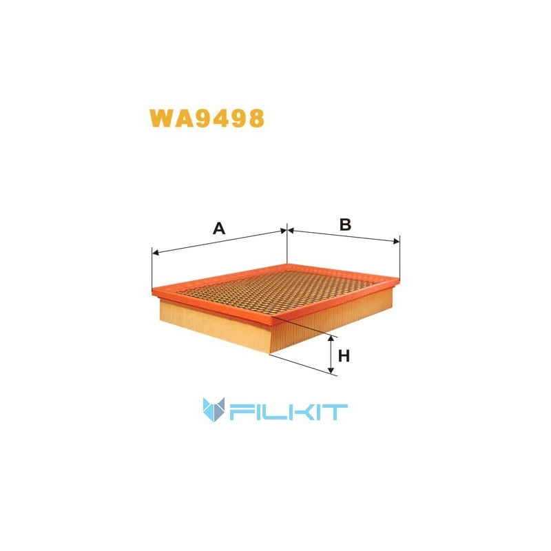 Фільтр повітряний WA9498 [WIX]