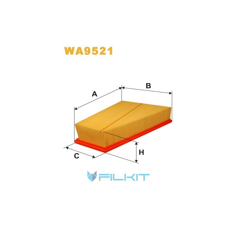 Фильтр воздушный WA9521 [WIX]