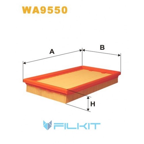 Фільтр повітряний WA9550 [WIX]