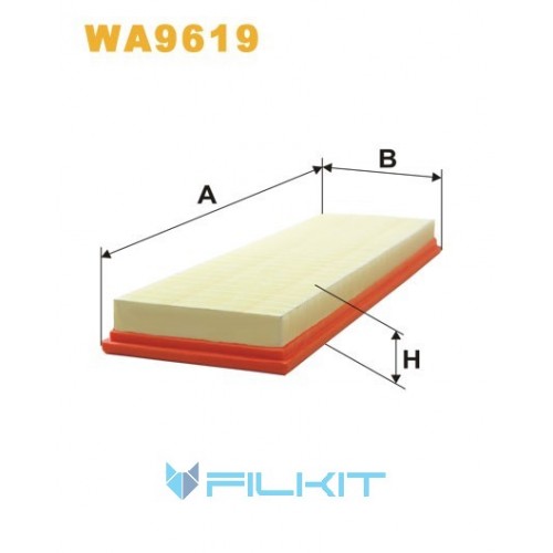 Фильтр воздушный WA9619 [WIX]