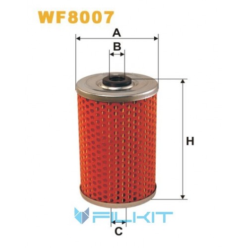 Фільтр паливний (вставка) WF8007 [WIX]