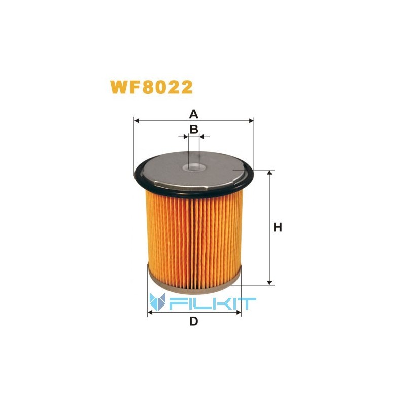 Fuel filter (insert) WF8022 [WIX]