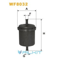 Фільтр паливний WF8032 [WIX]