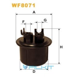 Фільтр паливний WF8071 [WIX]