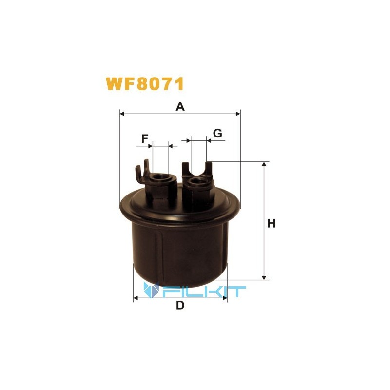 Фільтр паливний WF8071 [WIX]