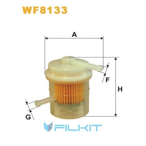 Фільтр паливний WF8133 [WIX]