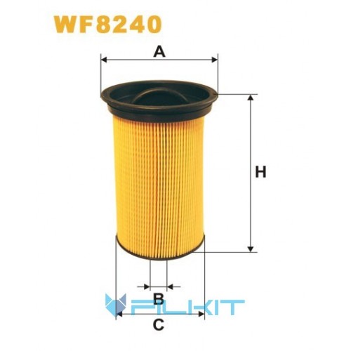 Фільтр паливний (вставка) WF8240 [WIX]