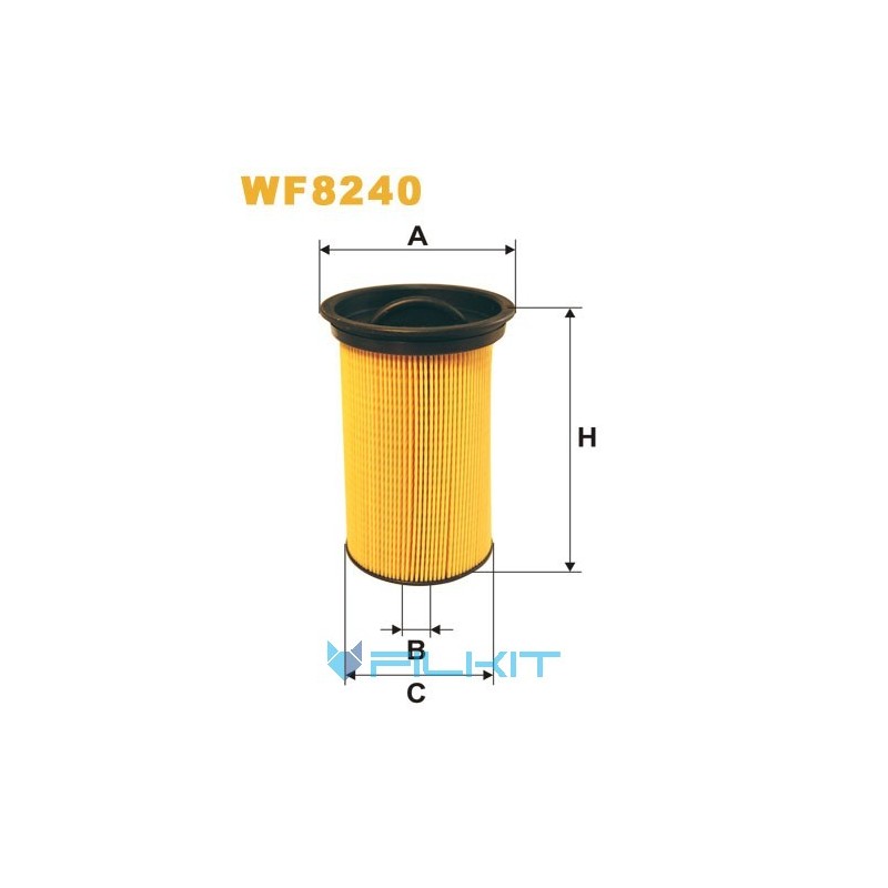 Fuel filter (insert) WF8240 [WIX]