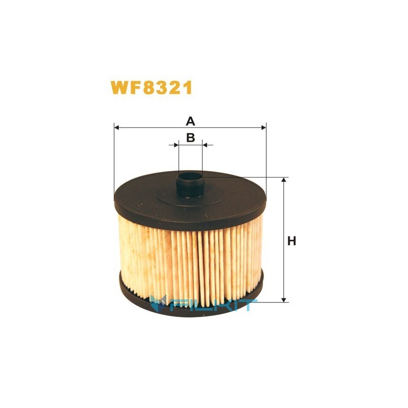 Fuel filter (insert) WF8321 [WIX]