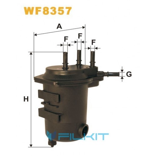 Фільтр паливний WF8357 [WIX]