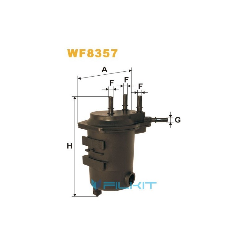 Фільтр паливний WF8357 [WIX]