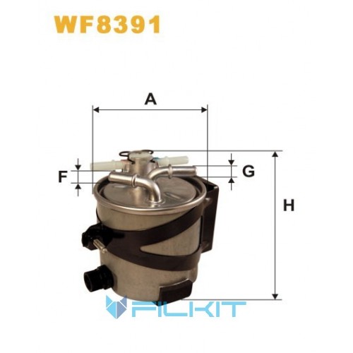 Фильтр топливный WF8391 [WIX]