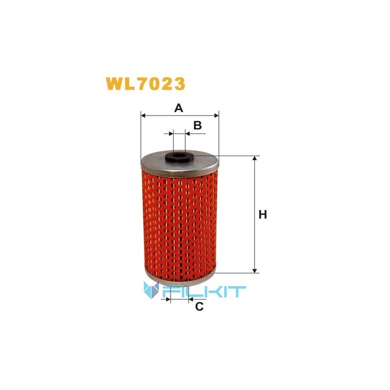 Фільтр масляний (вставка) WL7023 [WIX]