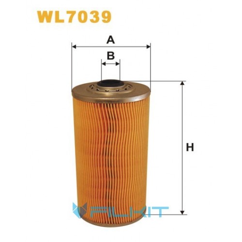 Oil filter (insert) WL7039 [WIX]