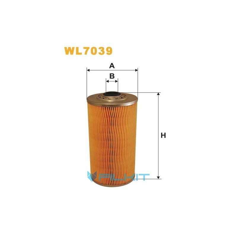 Oil filter (insert) WL7039 [WIX]