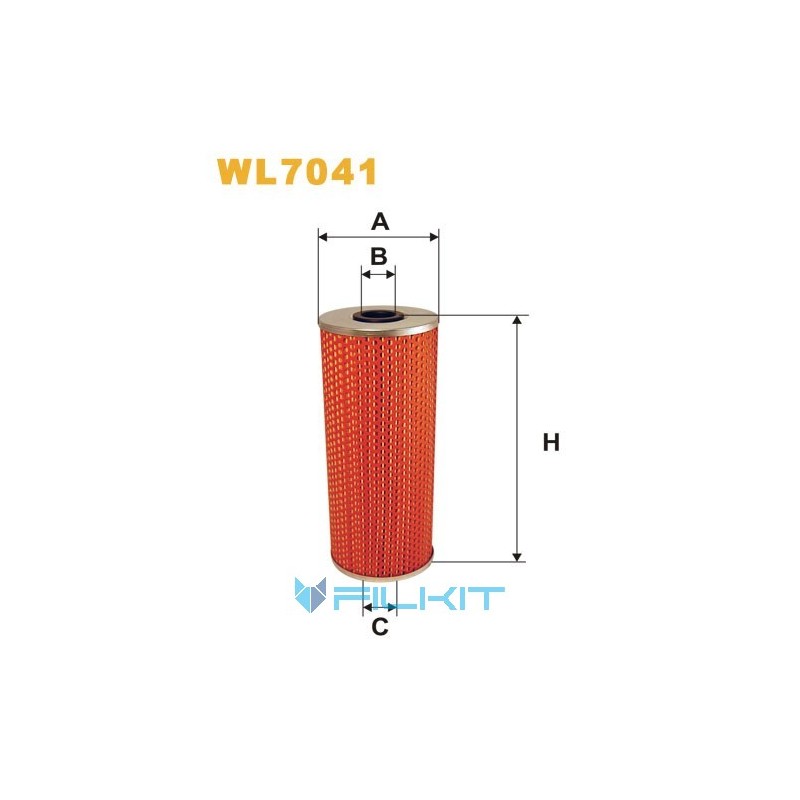 Oil filter (insert) WL7041 [WIX]