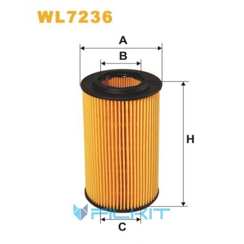 Oil filter WL7236 [WIX]