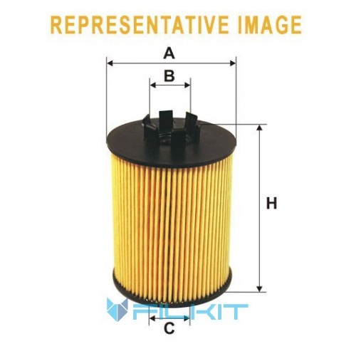 Oil filter (insert) WL7422 [WIX]