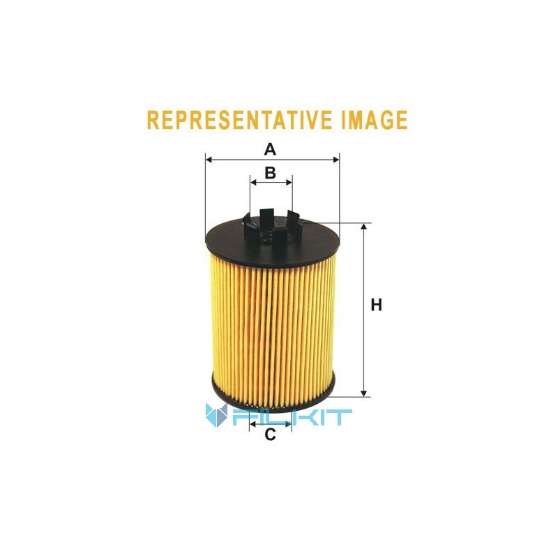 Oil filter (insert) WL7422 [WIX]