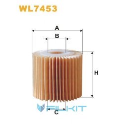 Oil filter (insert) WL7453 [WIX]