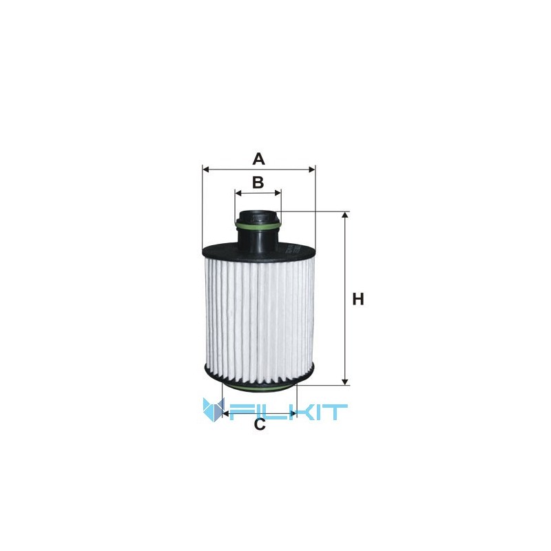 Oil filter (insert) WL7463 [WIX]