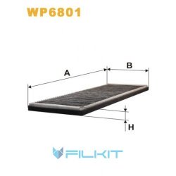 Cabin air filter WP6801 [WIX]