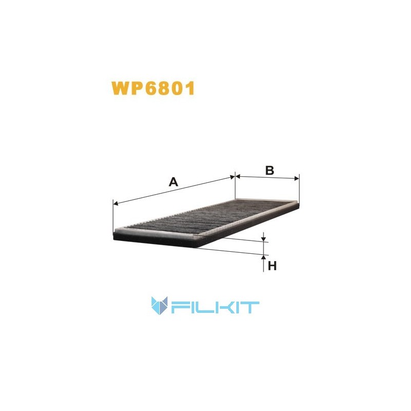 Cabin air filter WP6801 [WIX]