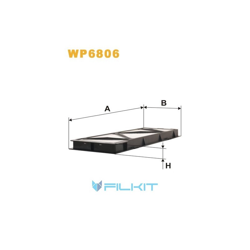 Cabin air filter WP6806 [WIX]