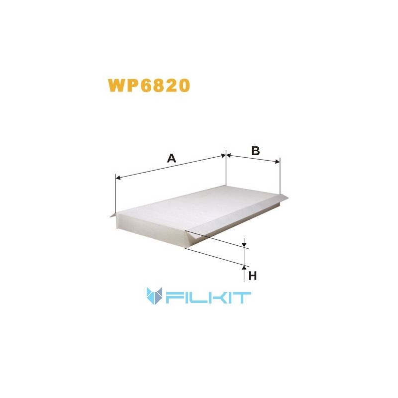 Cabin air filter WP6820 [WIX]