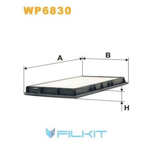 Cabin air filter WP6830 [WIX]