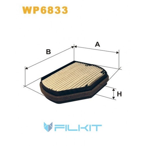 Cabin air filter WP6833 [WIX]