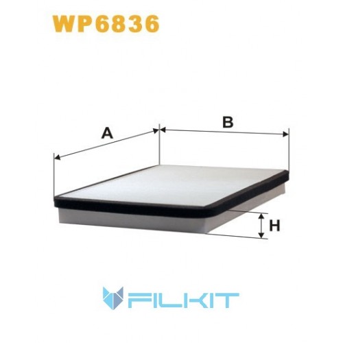 Cabin air filter WP6836 [WIX]