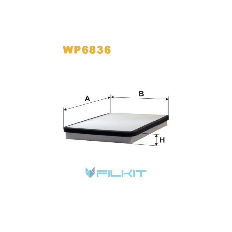 Cabin air filter WP6836 [WIX]