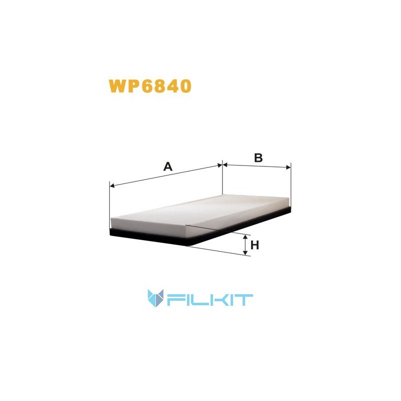 Cabin air filter WP6840 [WIX]