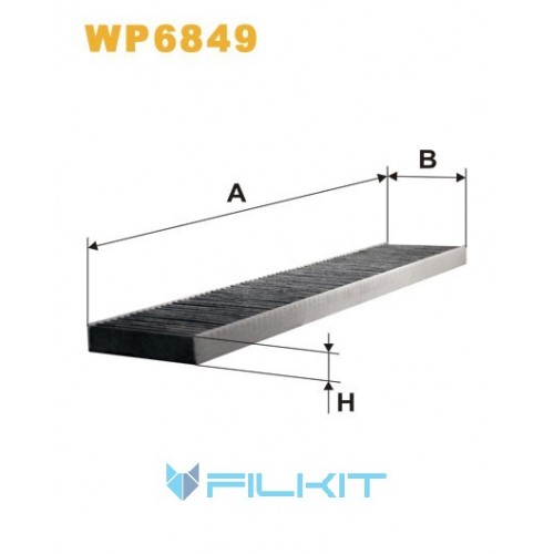 Cabin air filter WP6849 [WIX]
