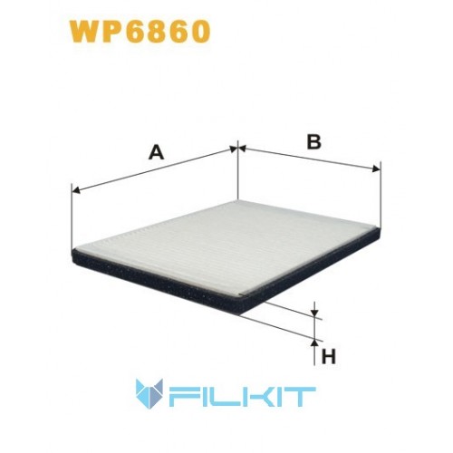 Cabin air filter WP6860 [WIX]