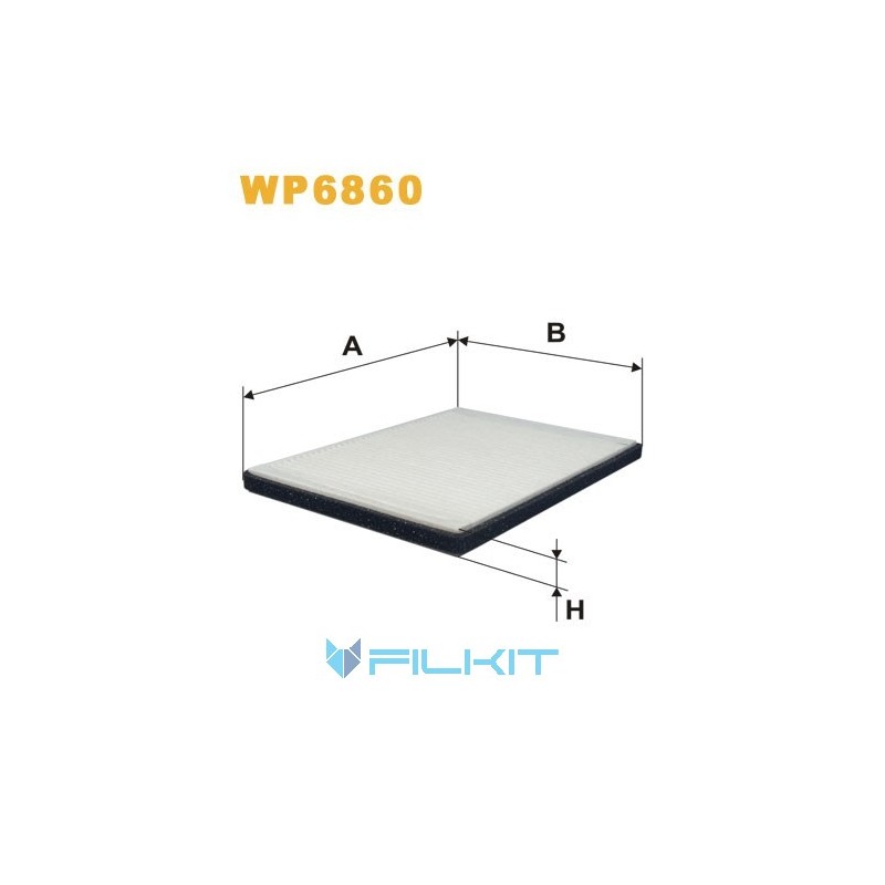 Cabin air filter WP6860 [WIX]