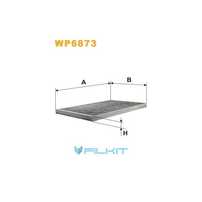 Cabin air filter WP6873 [WIX]