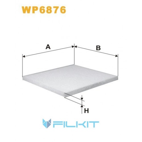 Cabin air filter WP6876 [WIX]