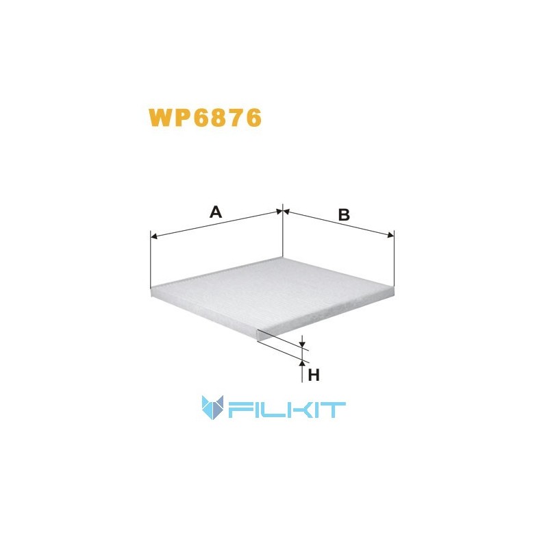 Cabin air filter WP6876 [WIX]