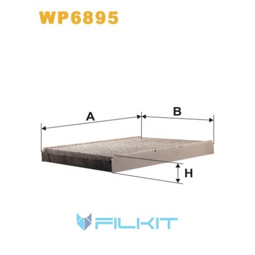 Cabin air filter WP6895 [WIX]